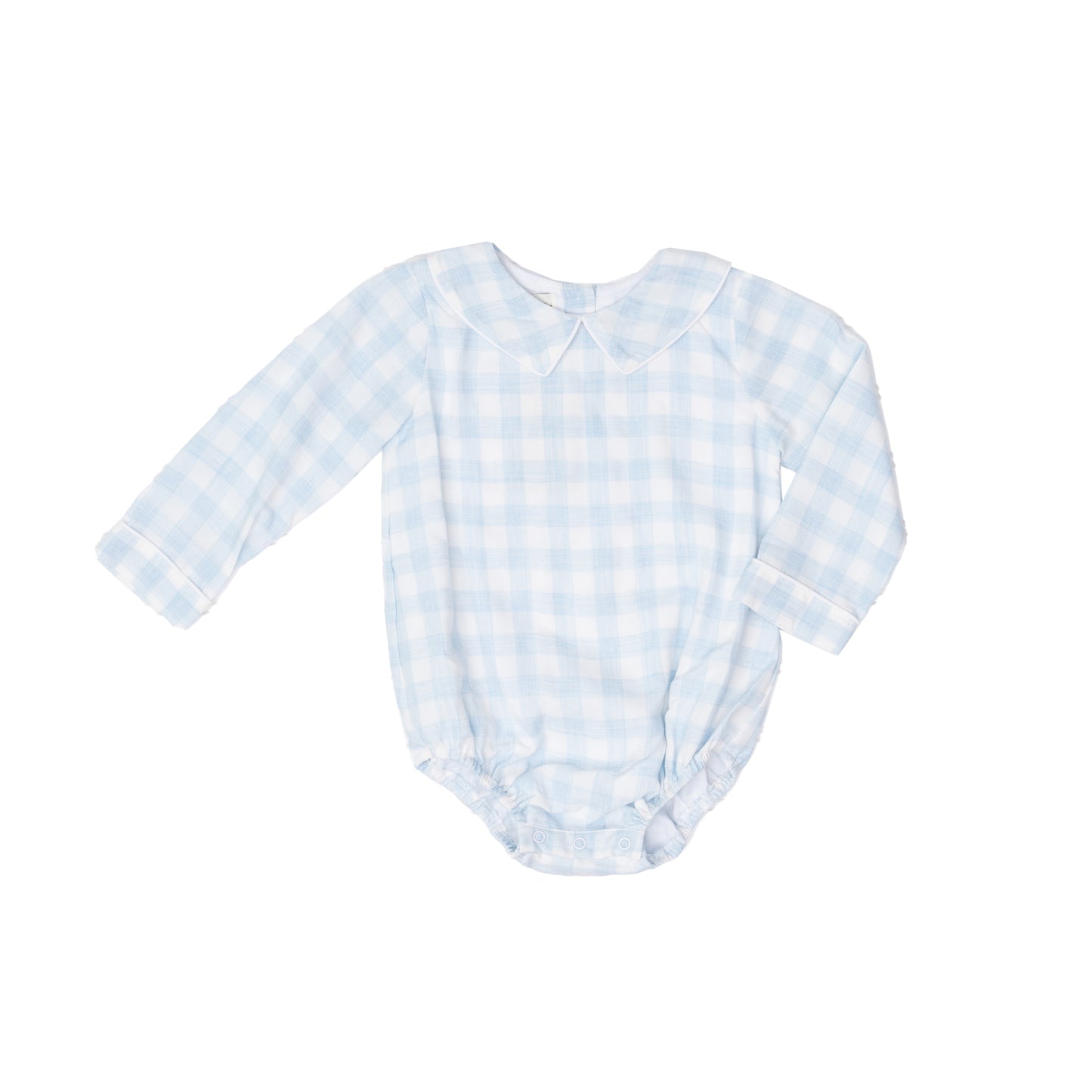 Blue Checkered Boy Bubble