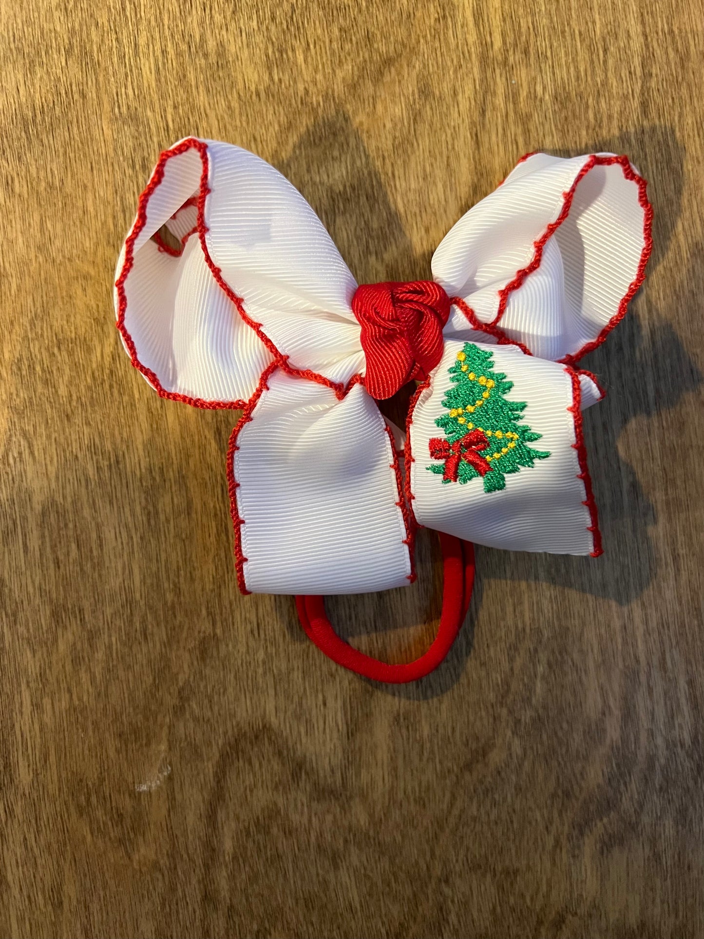 Emerald Christmas Tree Bow