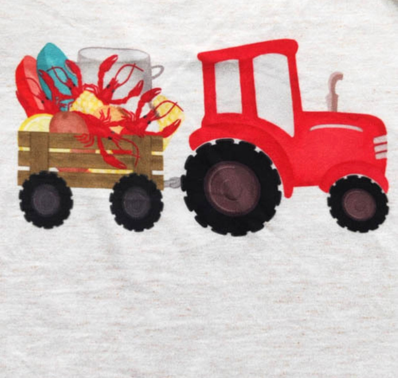 Crawfish Tractor Raglan