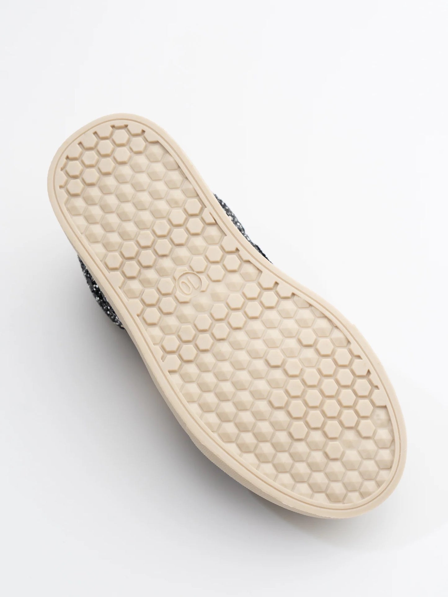 Sparkly Black Velcro Sneakers