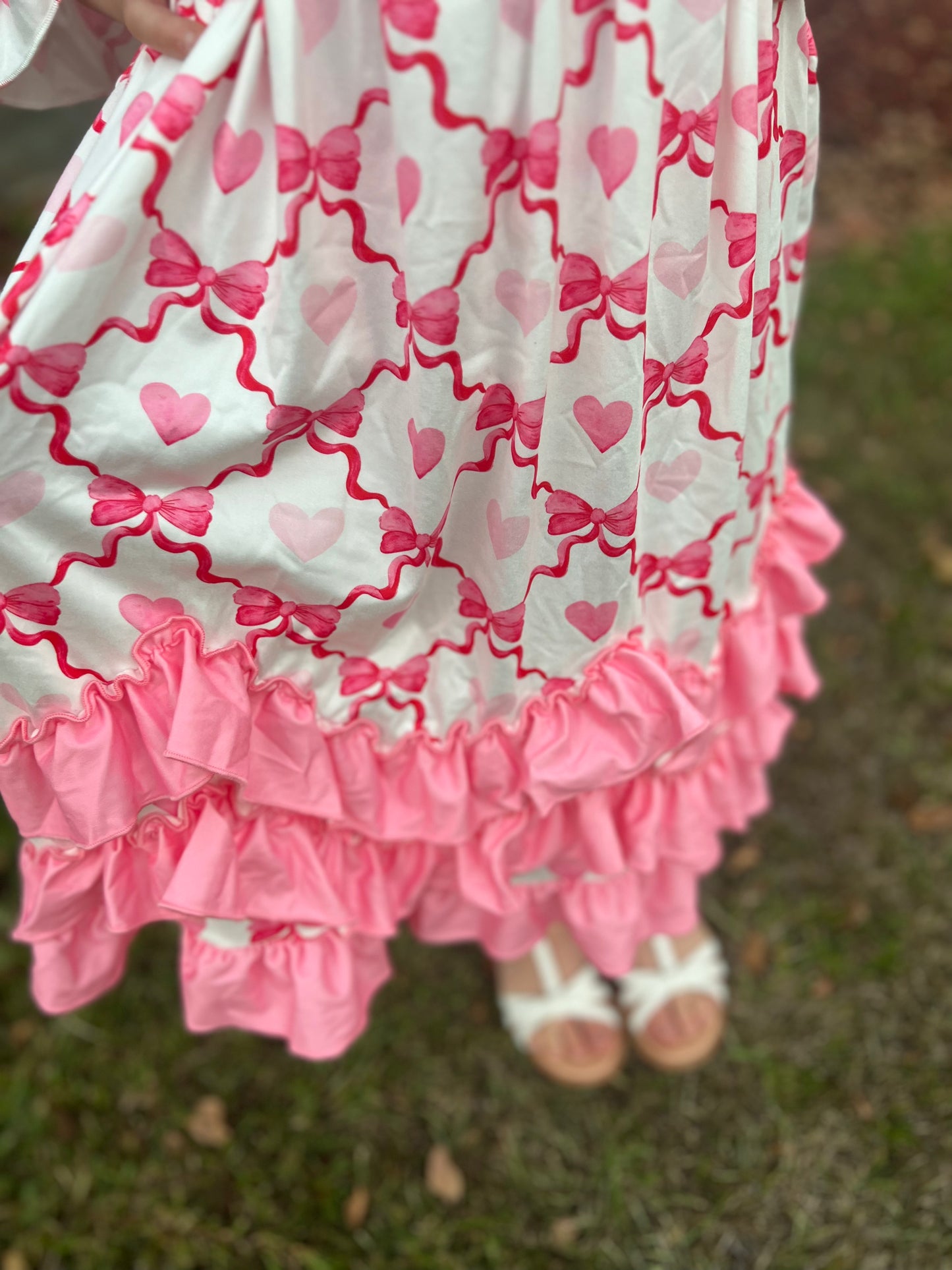 Waverly Heart Girls Maxi Dress