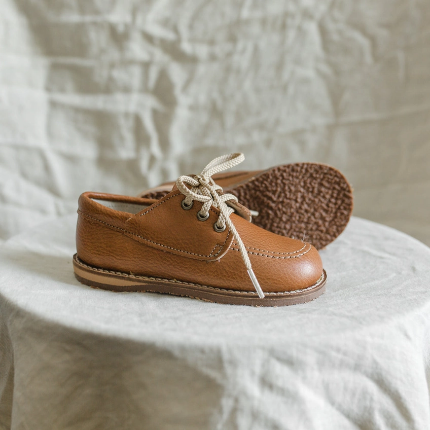 Rory Boat Shoe: Cognac