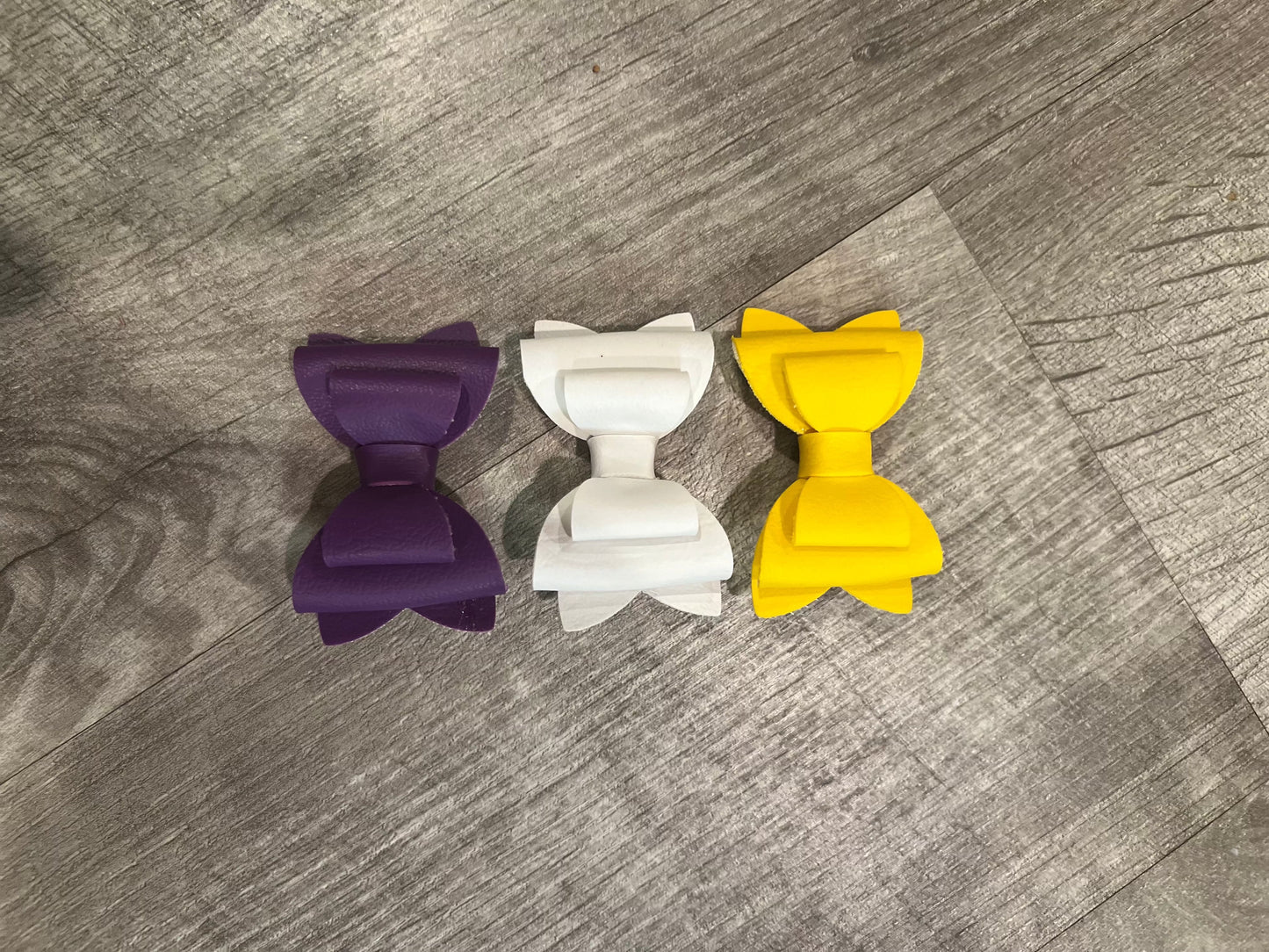 Purple & Gold Bow Set