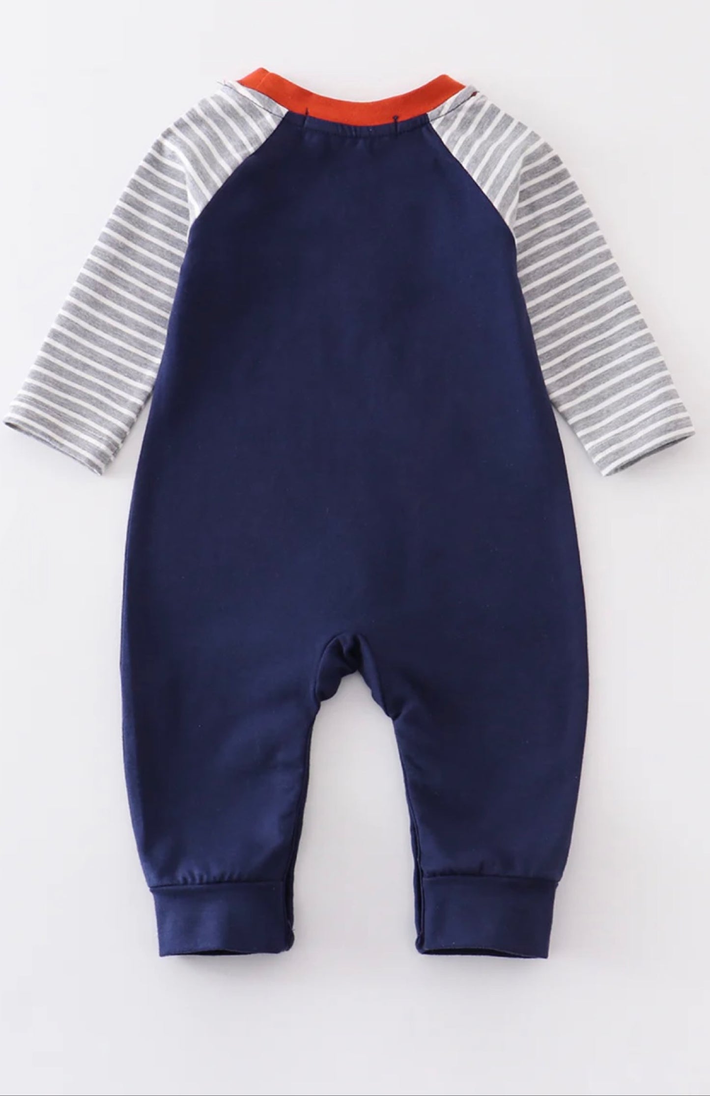 Navy Puppy Fishing Romper