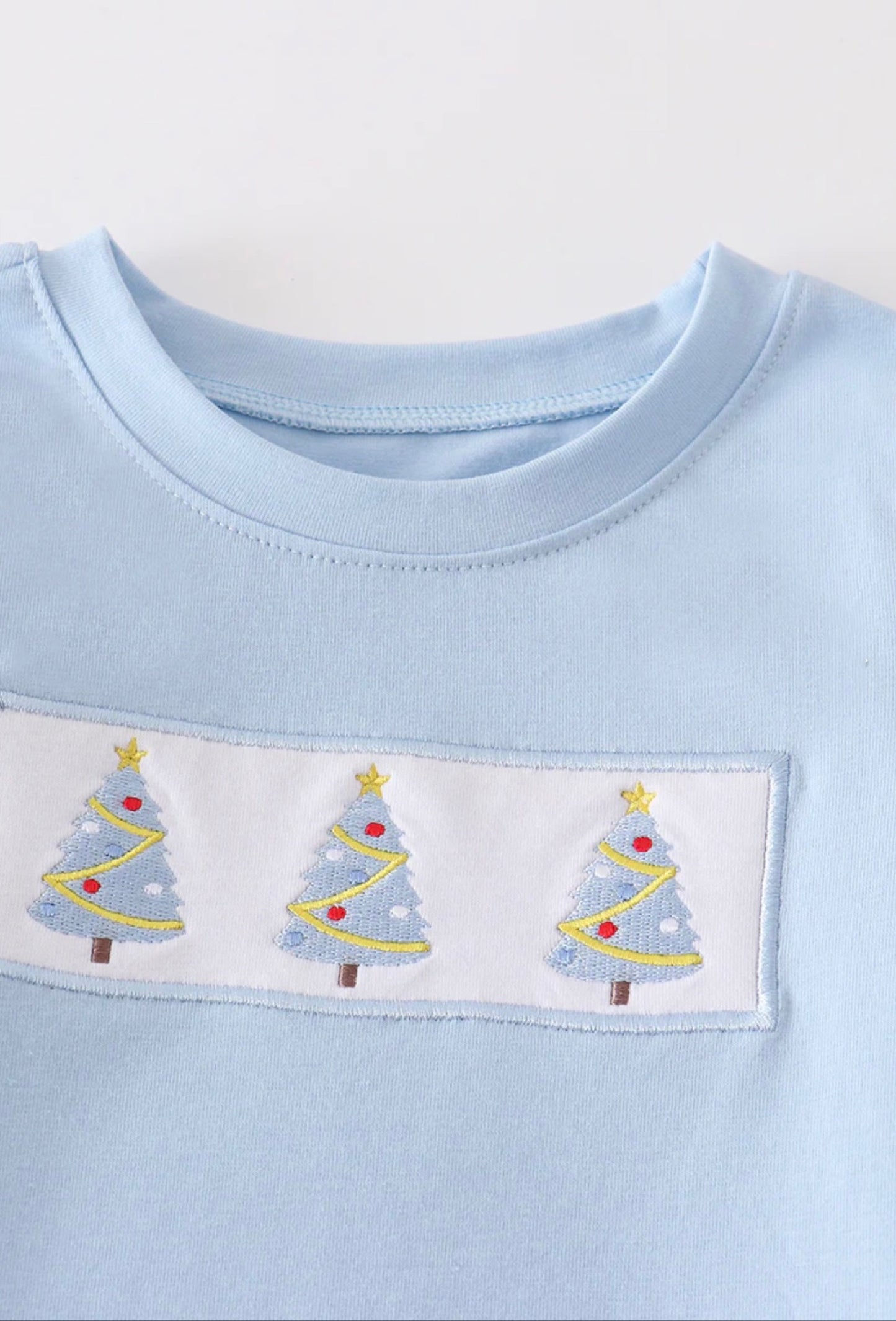 Blue Christmas Tree Boy Set