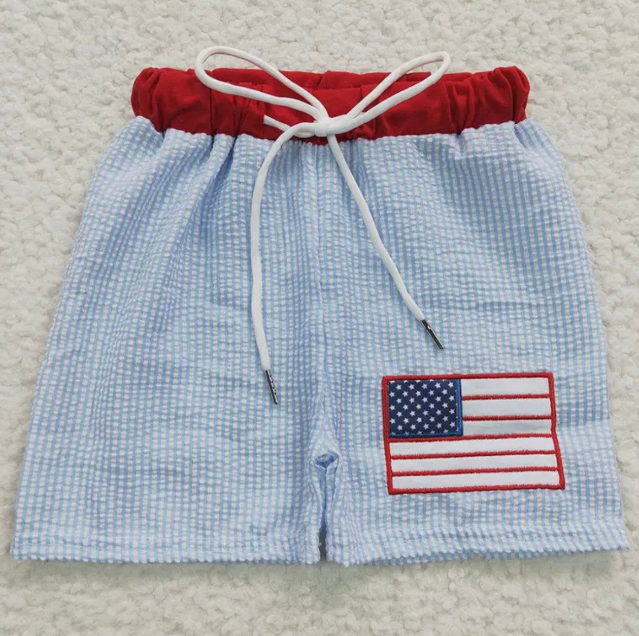 Boys Flag Swim Trunks
