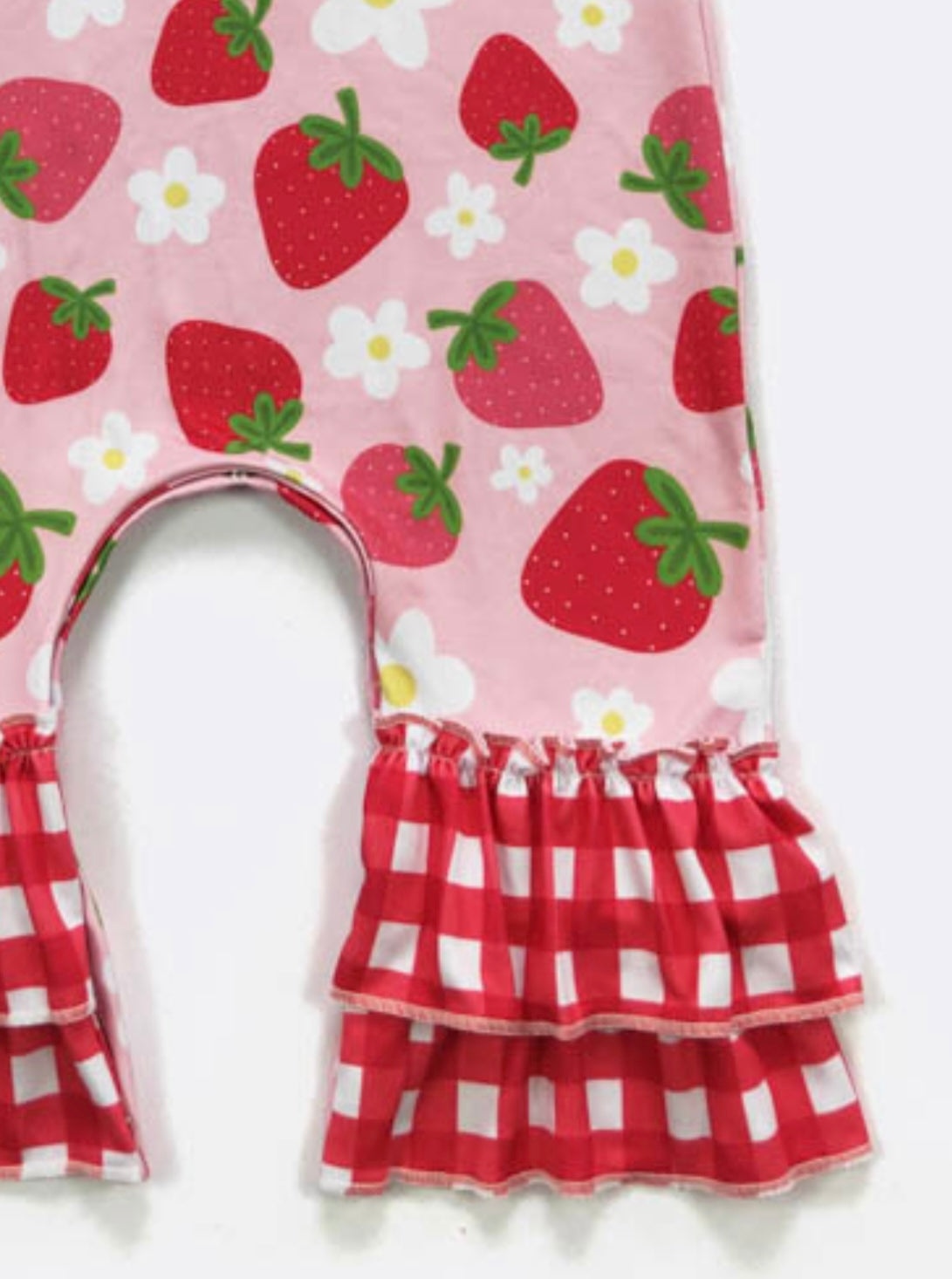 Strawberry Blossom Baby Romper