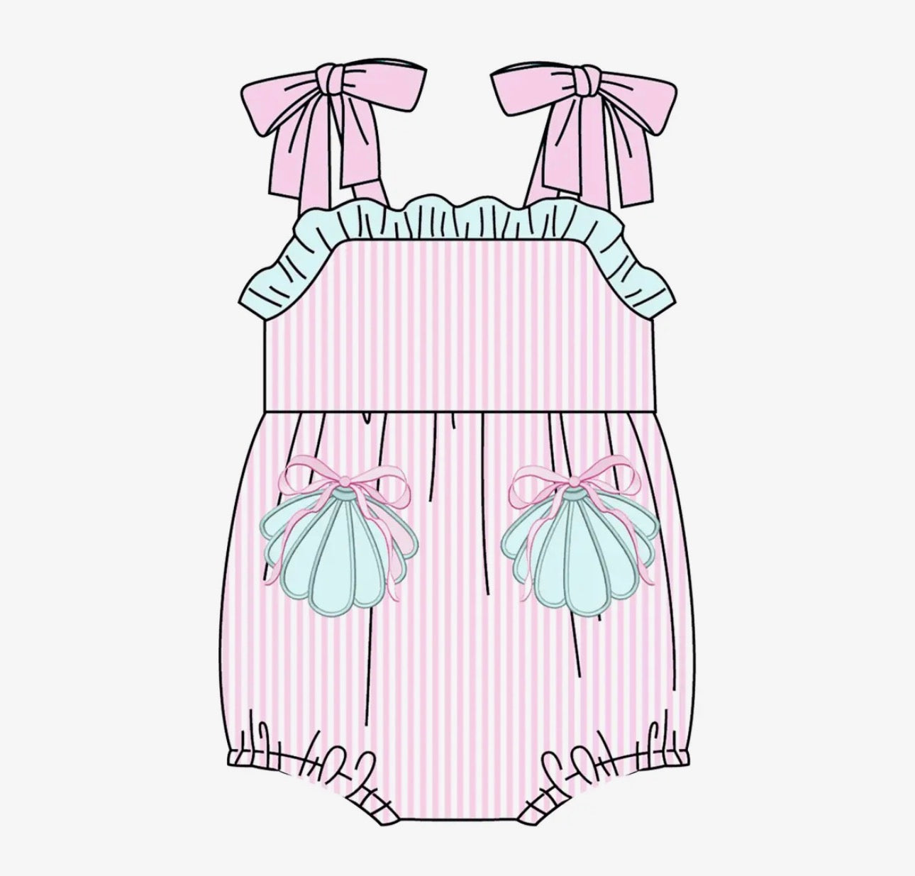Pink Shell Girls Bubble