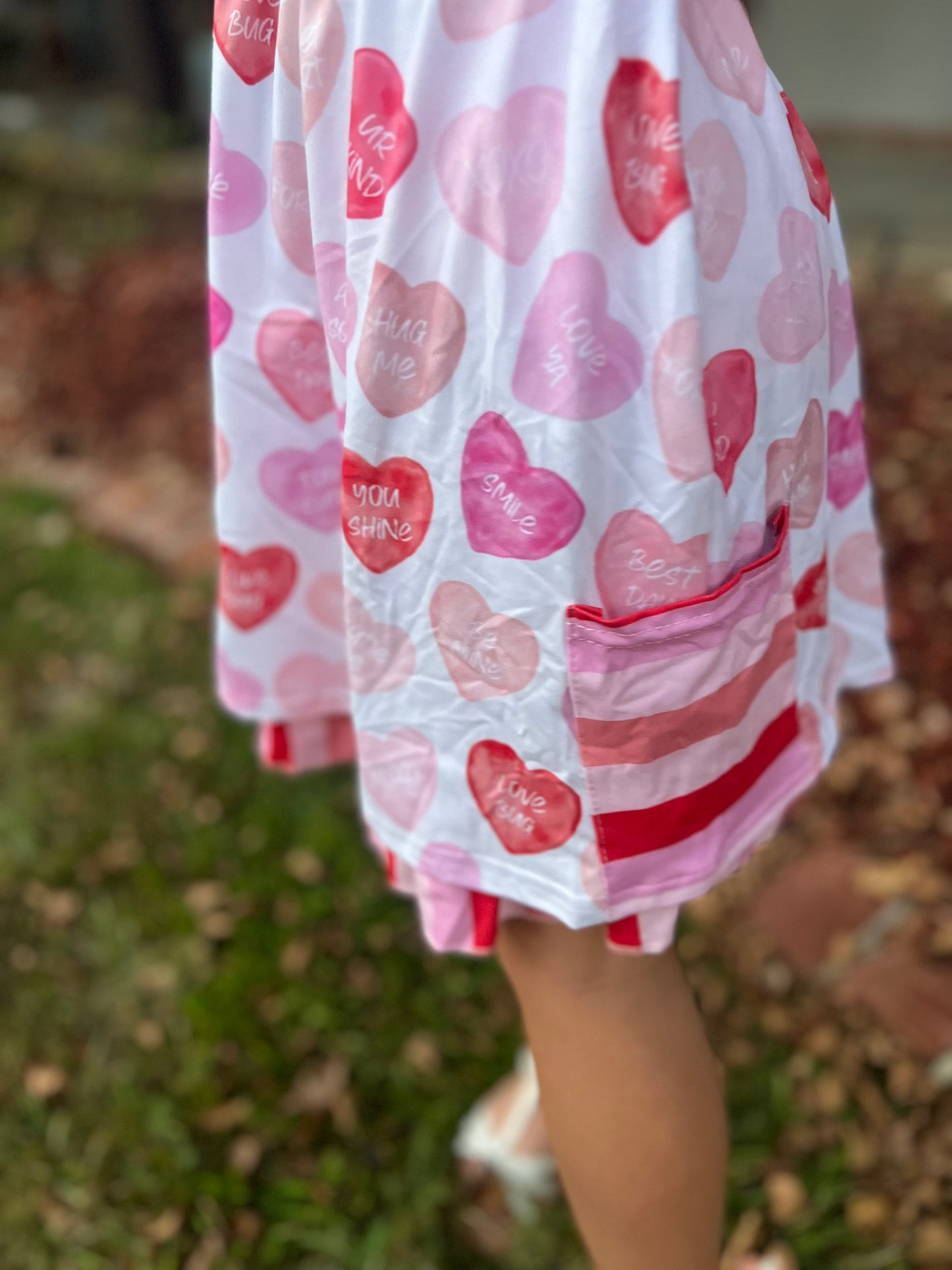 Conversation Heart Girls Dress