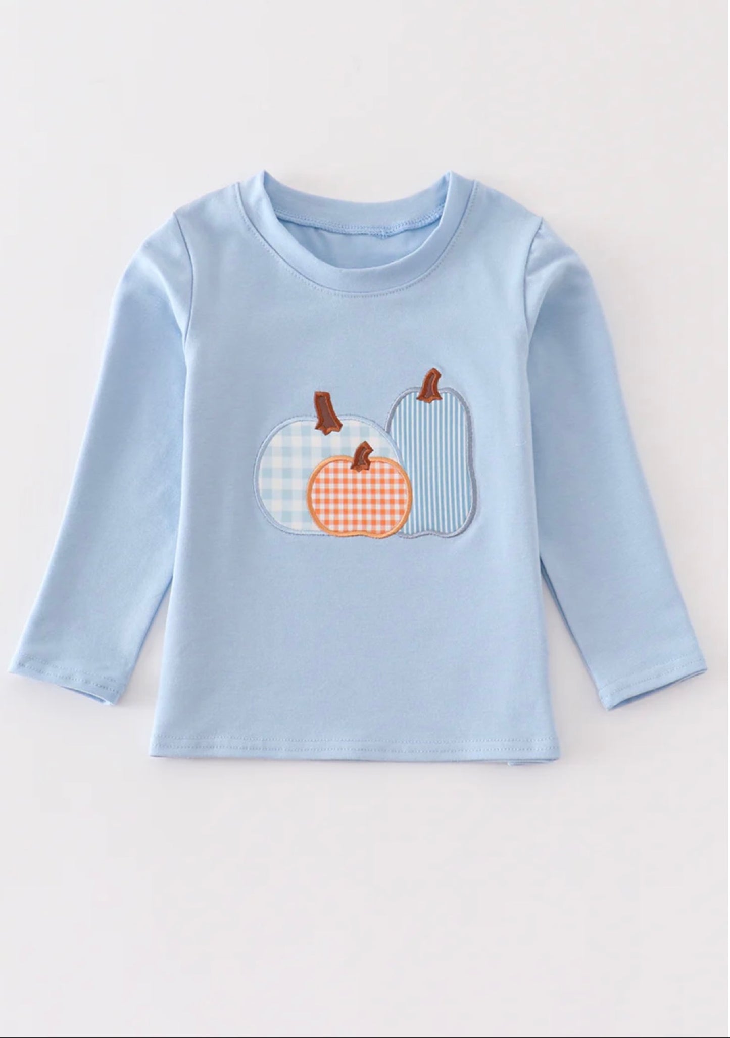 Blue Pumpkin Boy Top