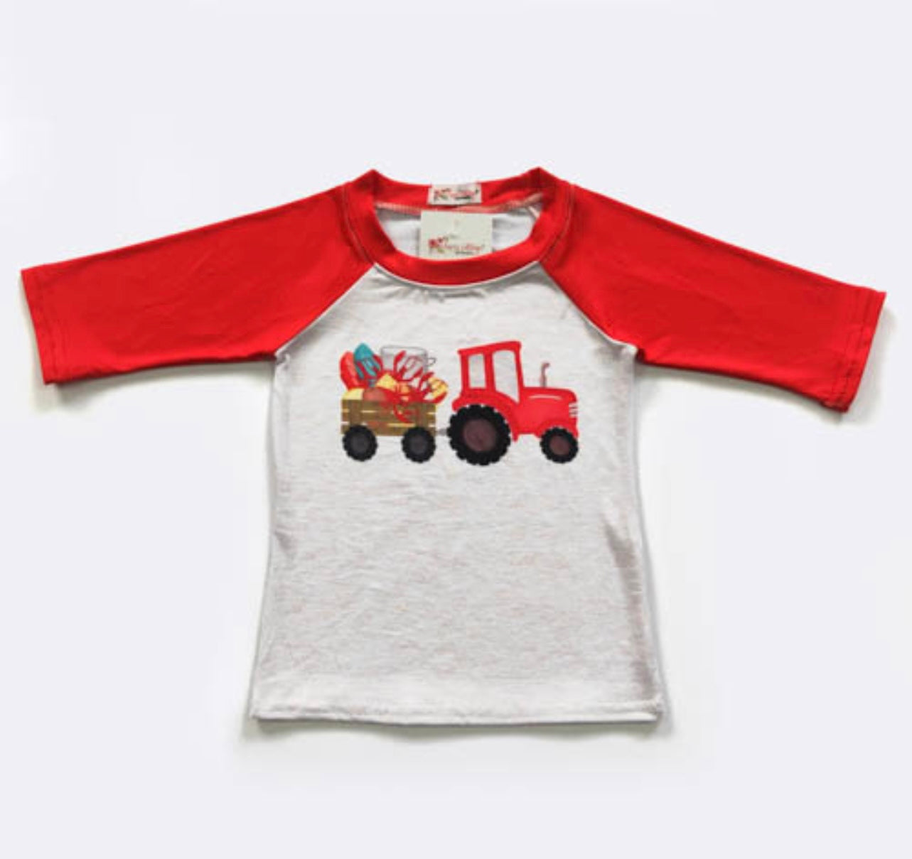 Crawfish Tractor Raglan