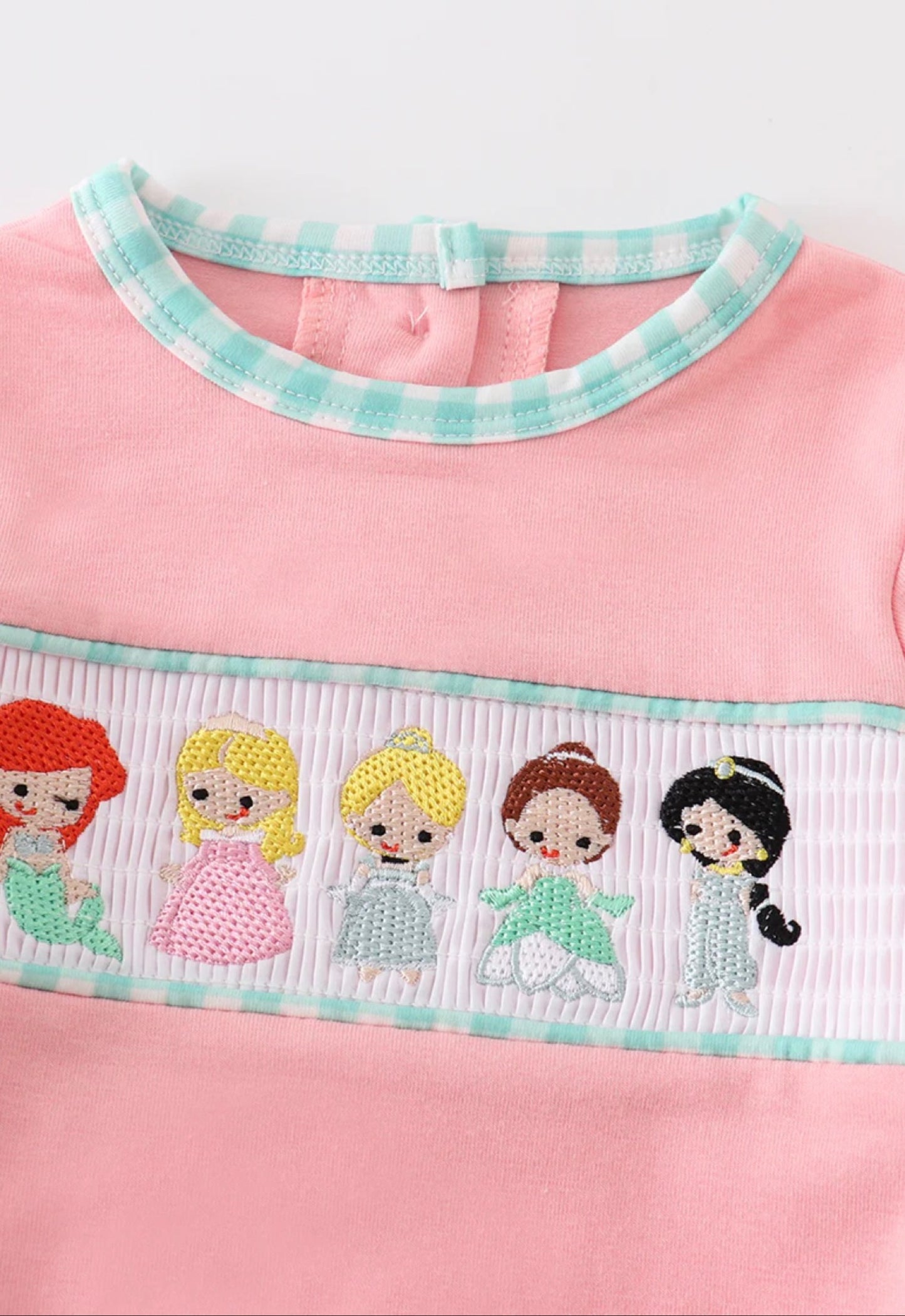 Pink Princess Smocked Bubble