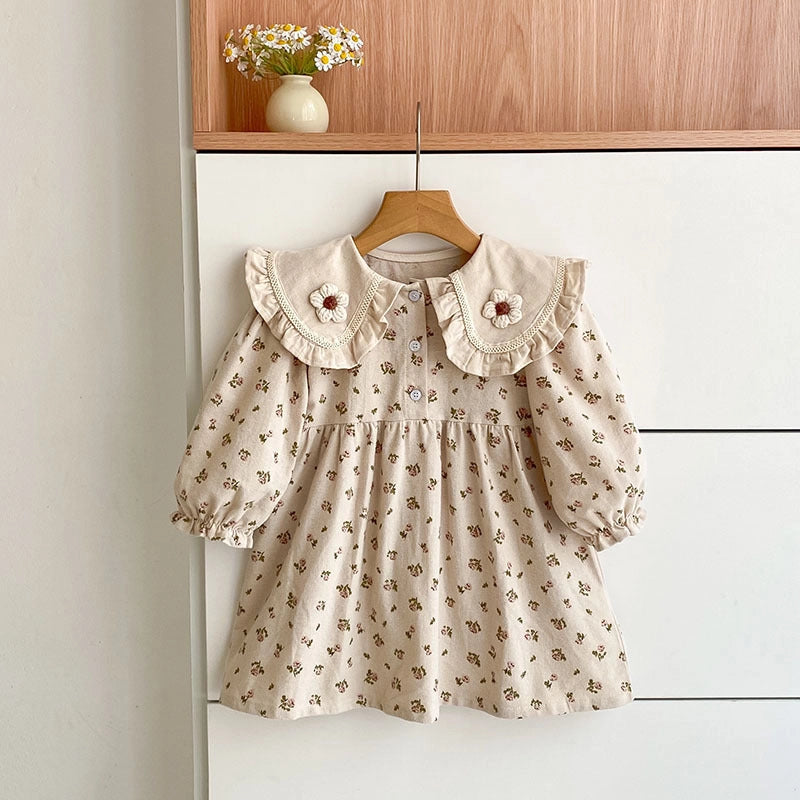 Floral Ruffle Petals Dress