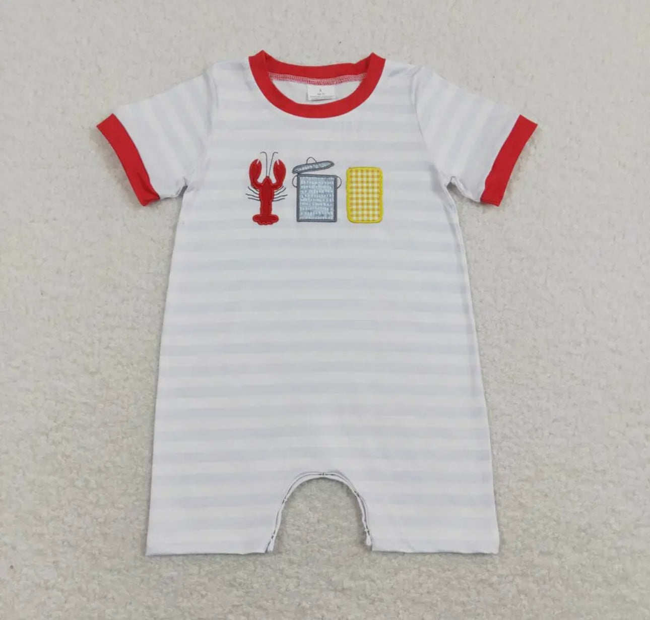 Crawfish Boil Boys Romper