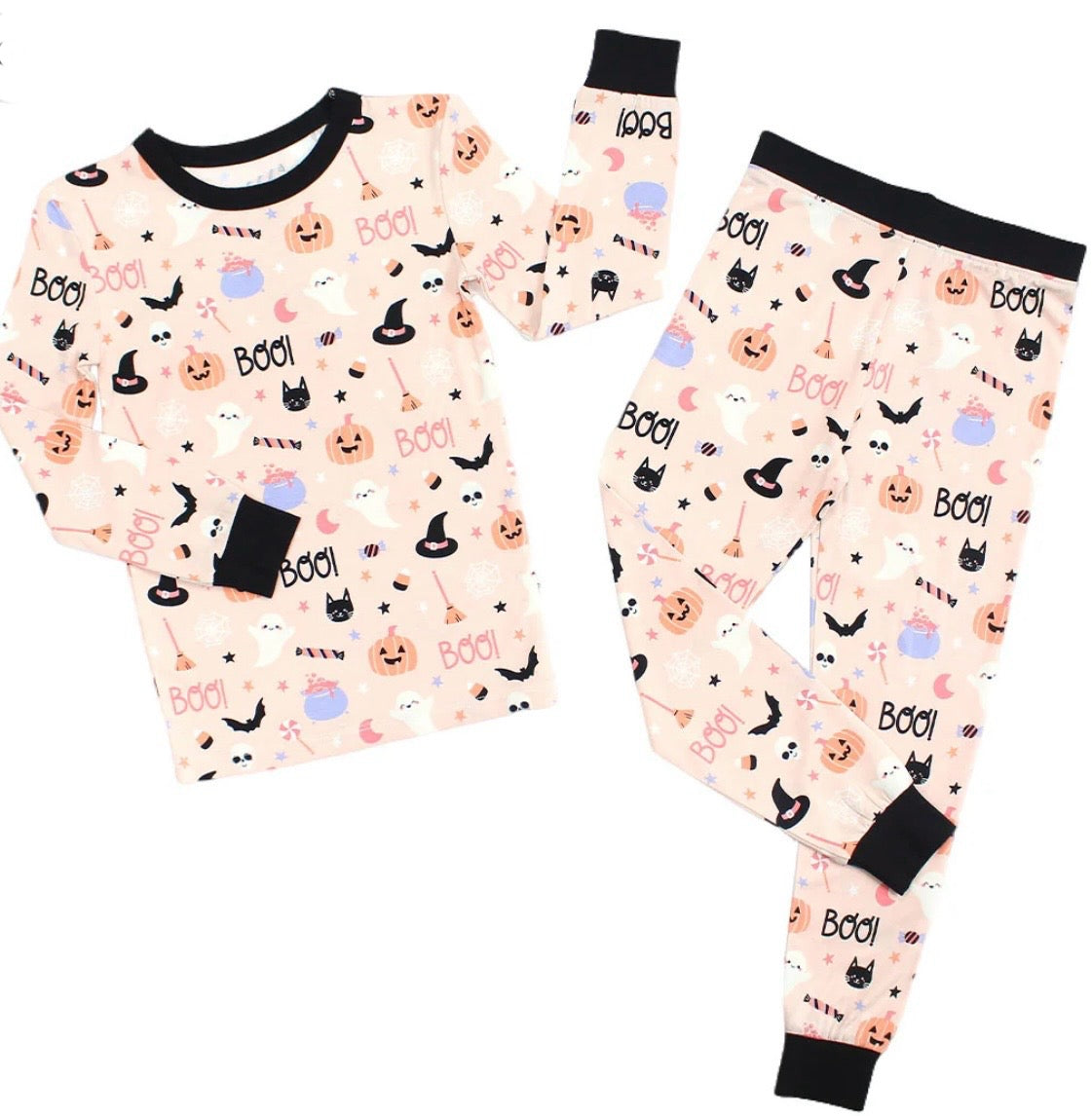 Sweet & Spooky 2 Piece Halloween Pajamas