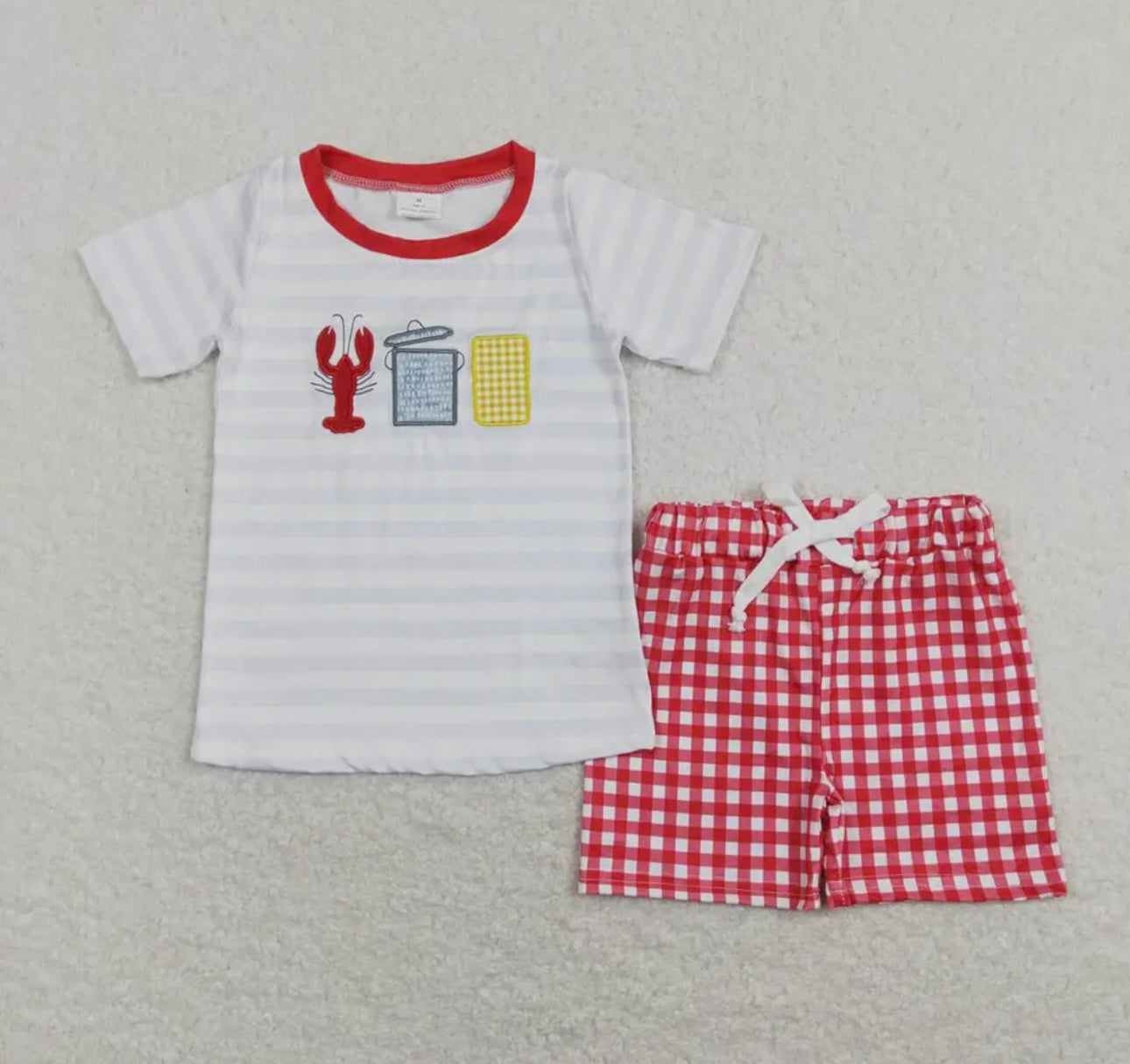 Crawfish Boil Boys Short Set