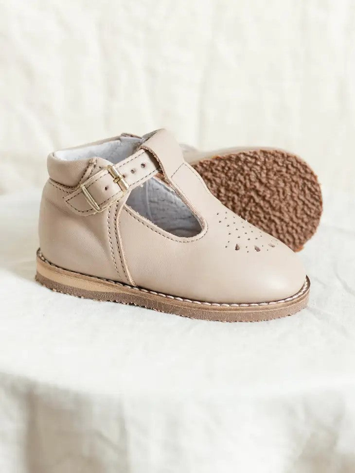 Greta T-Strap: Truffle