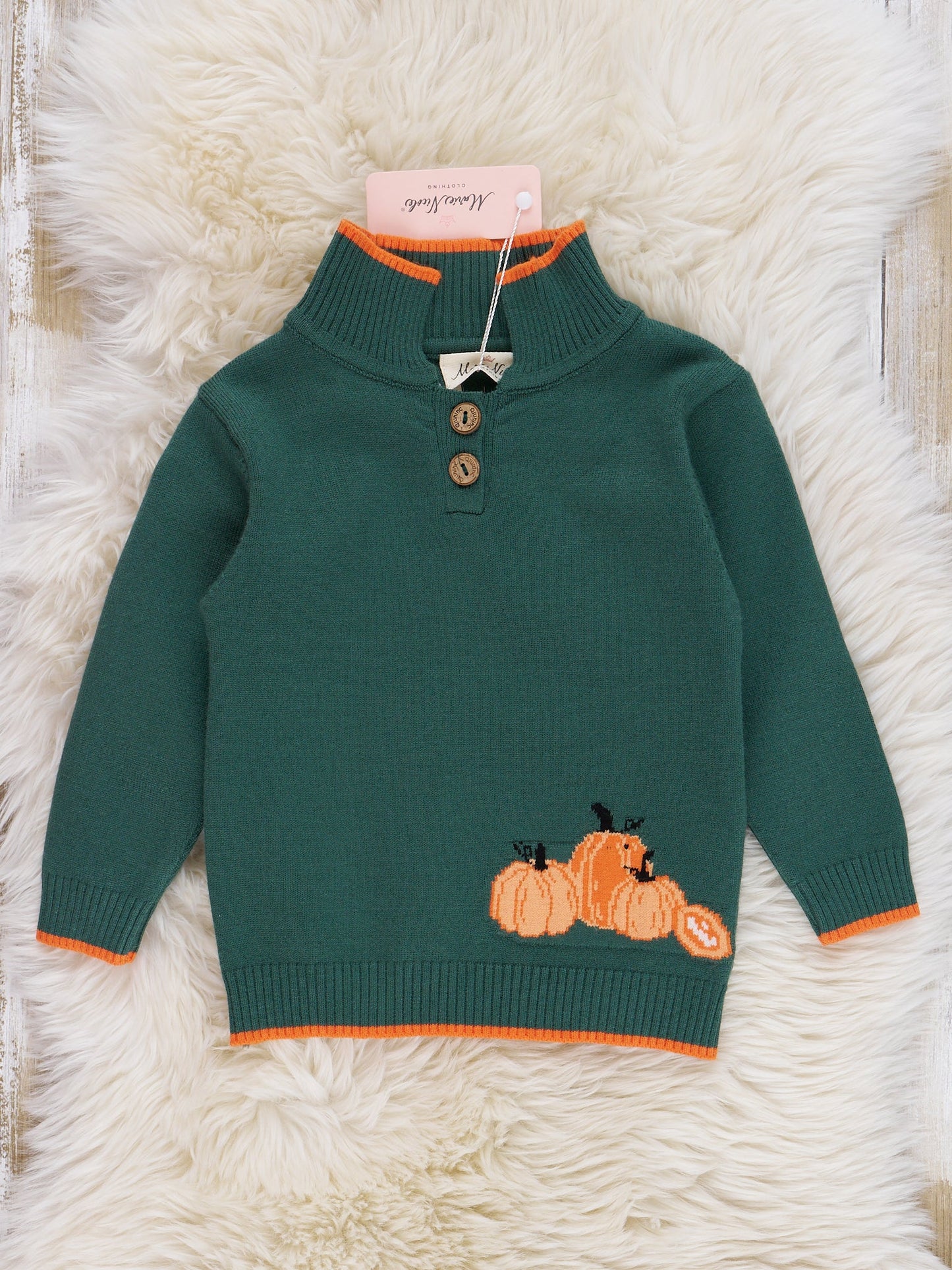 Hunter Green Polo Sweater