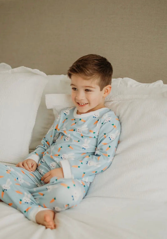 Easter Bunny Boy Pajamas-Buttflap