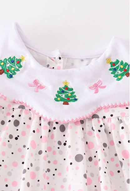 Christmas Tree Dot Print Set