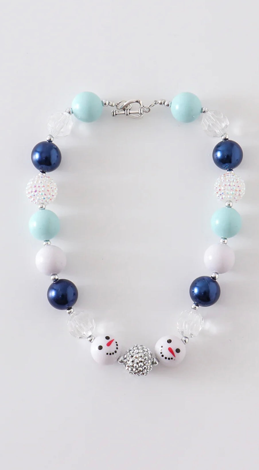 Snowman Chunky Necklace