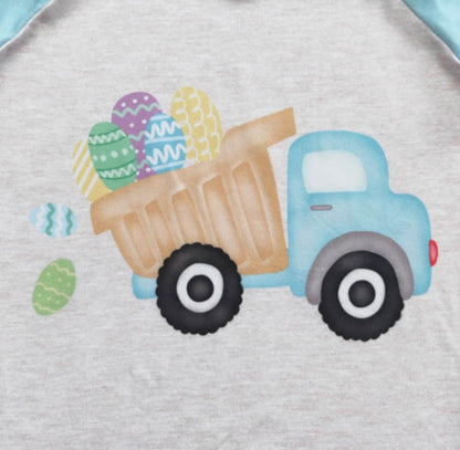 Egg Truck Boys Raglan