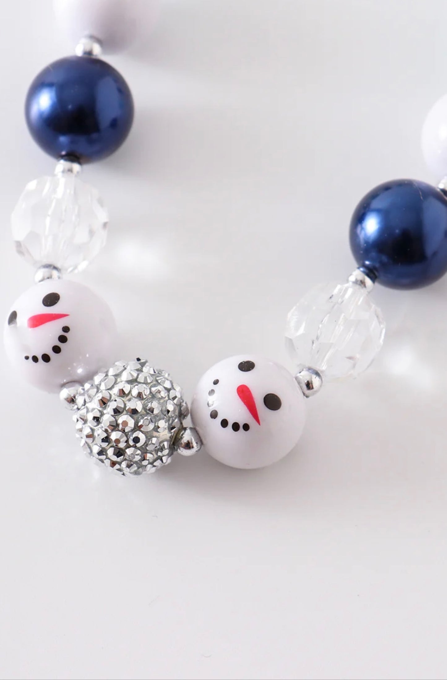 Snowman Chunky Necklace