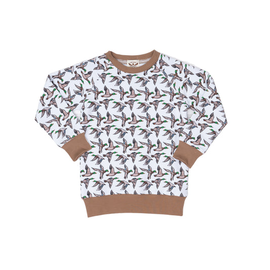 White Mallard Boys Shirt