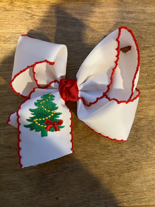 Emerald Christmas Tree Bow