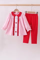 Red Heart Pants Set