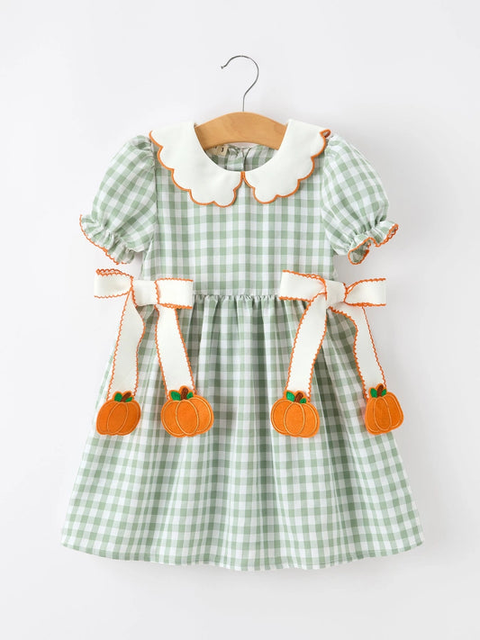 Plaid Pumpkin Dress